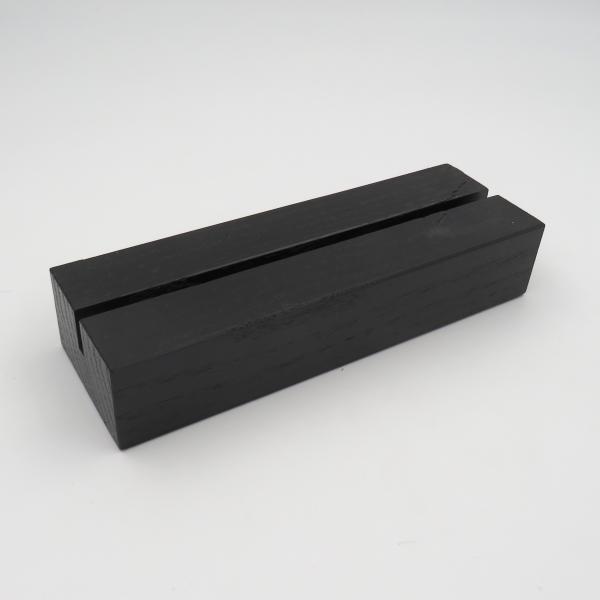 Kartenhalter schwarz Eichenholz, 15 cm - B-Ware